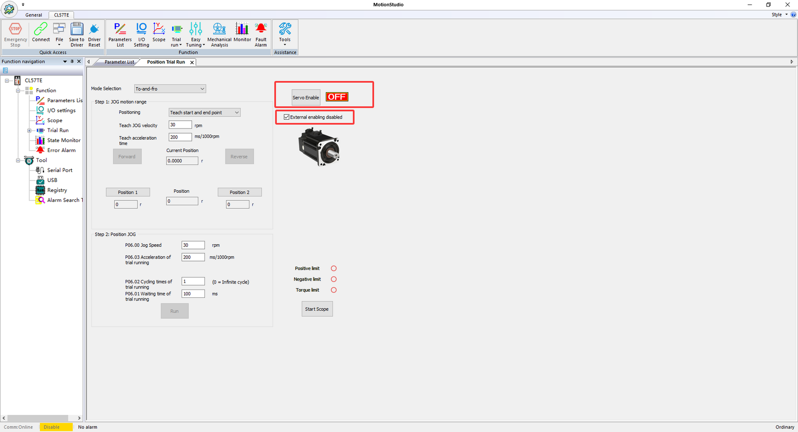 Te Software Usage Guide for TE Series Drive Software | StepperOnline Help Center